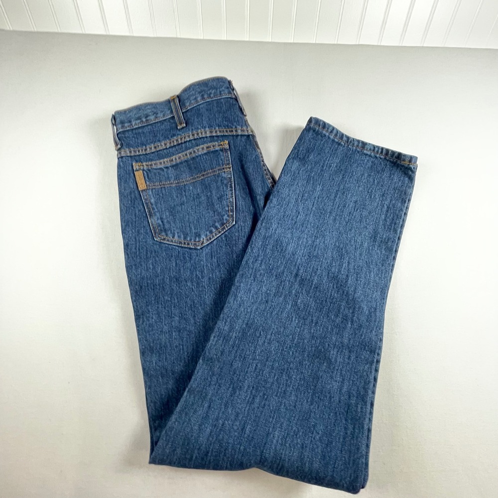 Cinch Jeans Blue Denim‎ Straight Leg Western Cowboy Work Pants Size 37x35.5